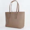Geanta office dama din piele ecologica Taupe un compartiment David Jones BS6738CM23090014 1