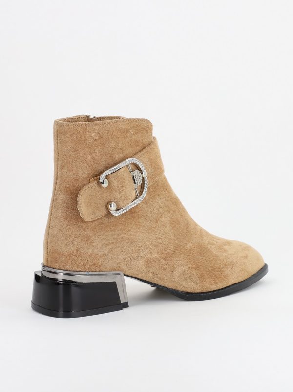 Botine damă din piele ecologică întoarsă Maro(BS252BT2310060) 144