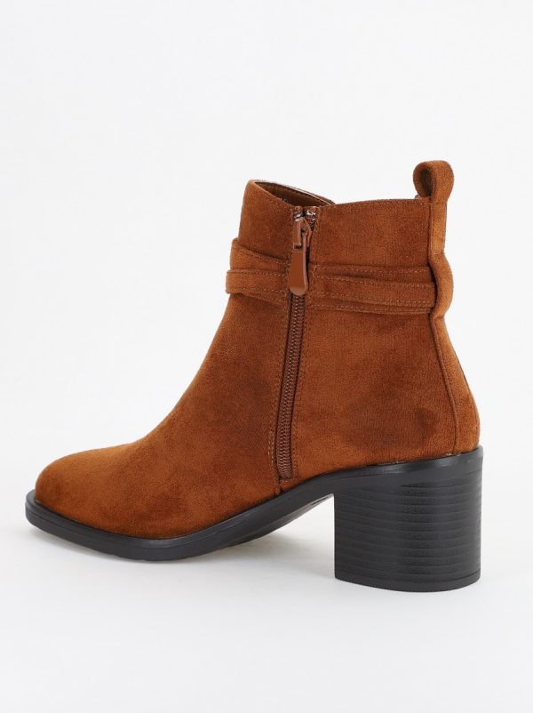 Botine damă din piele ecologică întoarsă Maro (BS2617BO2310086) 144