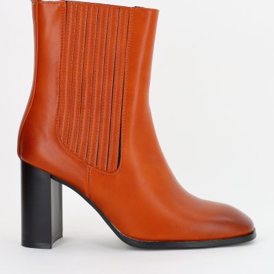 Botine damă din piele ecologică Maro (BS52030BO2310206)