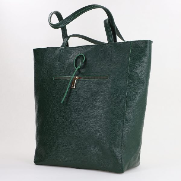 Geanta Dama din Piele Naturala Shopper verde - Laura Biaggi BS5433SH2310620 143