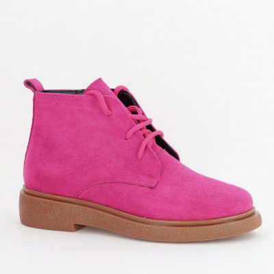 Ghete Damă cu șieturi Piele Ecologică Fuchsia (BS1137BT2310238)