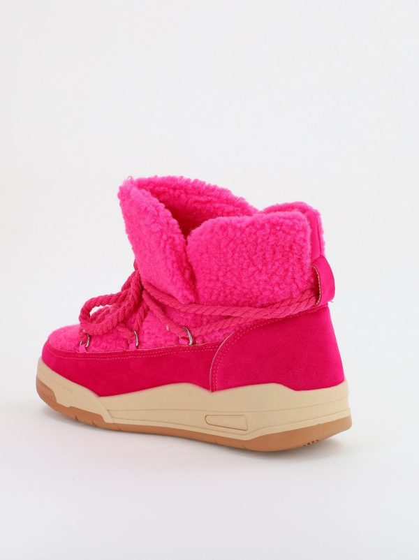 Pantofi sport dama inalti cu blanita fuchsia (BS103Q2310135) 144