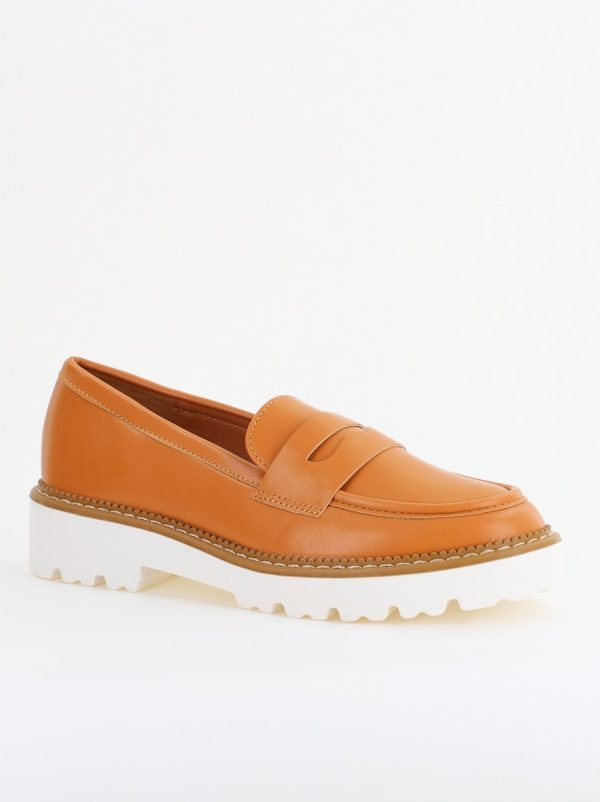 Incaltaminte Dama - Mocasini damă casual piele ecologică Maro (BS1722G2401662)