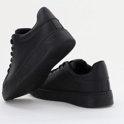 Pantofi damă sport casual piele ecologică Negru (BS311EV2401653)